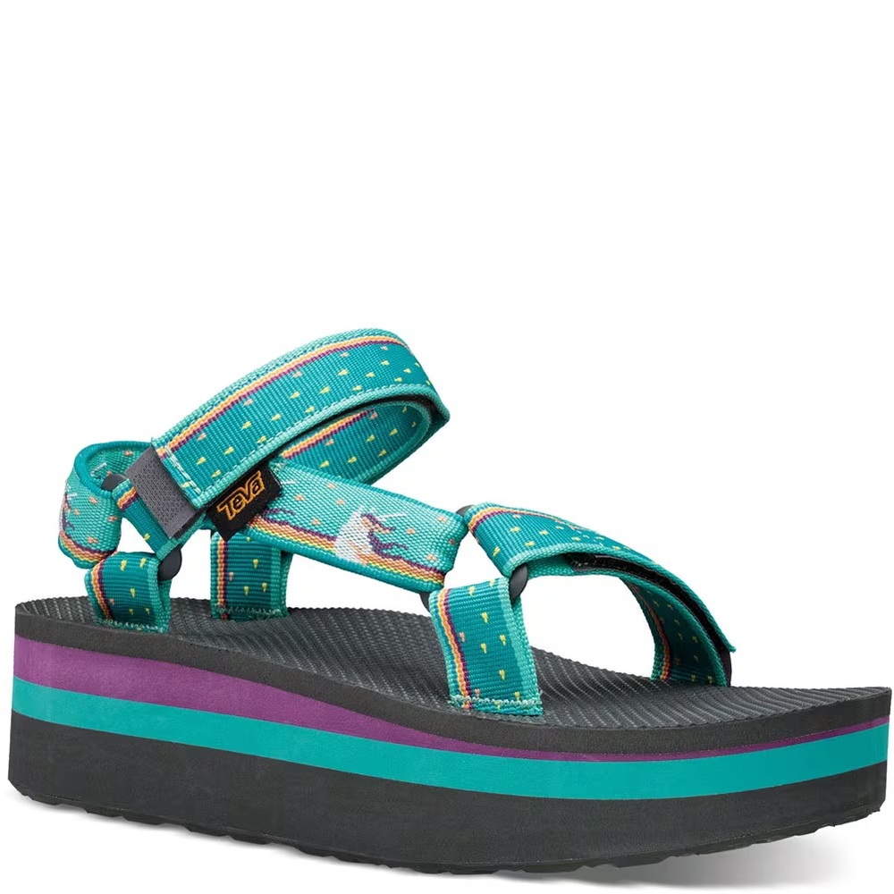 Teva Flatform Universal Sandals in Unicorn Waterfall size 7 Women’s